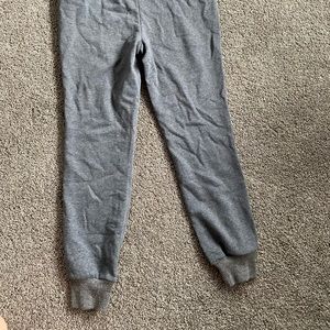 Grey Tie Up Sweatpants